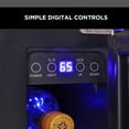 thumbnail image 4 of Koolatron 7 Bottle Slim 6 Inch Built-In Under-Counter Wine Fridge w/ Stainless Steel Door Frame, 4 of 9