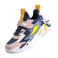 thumbnail image 1 of MIASHUI Chaussures de Course pour Enfants Garçons Filles, Chaussures de Jogging Décontractées pour le Gym, Bleu Foncé, 6-7 Ans, 1 of 8