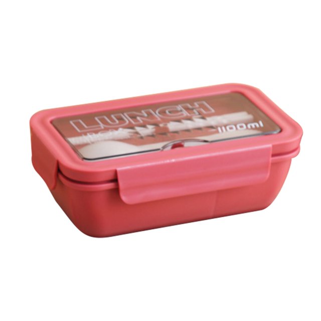 fheaev Children's Lunch Box Water Cup Set Sealed Leak-Proof Compartment Lunch Box Lunch
