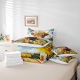 thumbnail image 4 of Erosebridal Rustic Cow Bed in a Bag Full size, Butterfly Animals Bed Set, Sunflower Decor , Reversible, 4 of 5