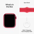 thumbnail image 3 of Restored Apple Watch Series 9 (GPS + Cellular 45mm)Smartwatch with Aluminum Case with Sport Band Open Box, 3 of 6