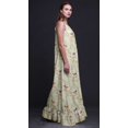 thumbnail image 3 of Bimba Robe de Nuit Rose Pâle3 à Fleurs de Merle et de Fleurs pour Femmes, Nuisette Imprimée à Bretelles Spaghetti, Robe Maxi, Vêtement de Nuit, Moyen, 3 of 5