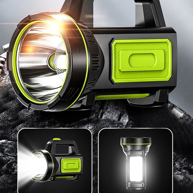Meitianfacai Portable Rechargeable LED Flashlight, Multifunction Outdoor Camping Lantern Flashlight, Strong Light, Waterproof