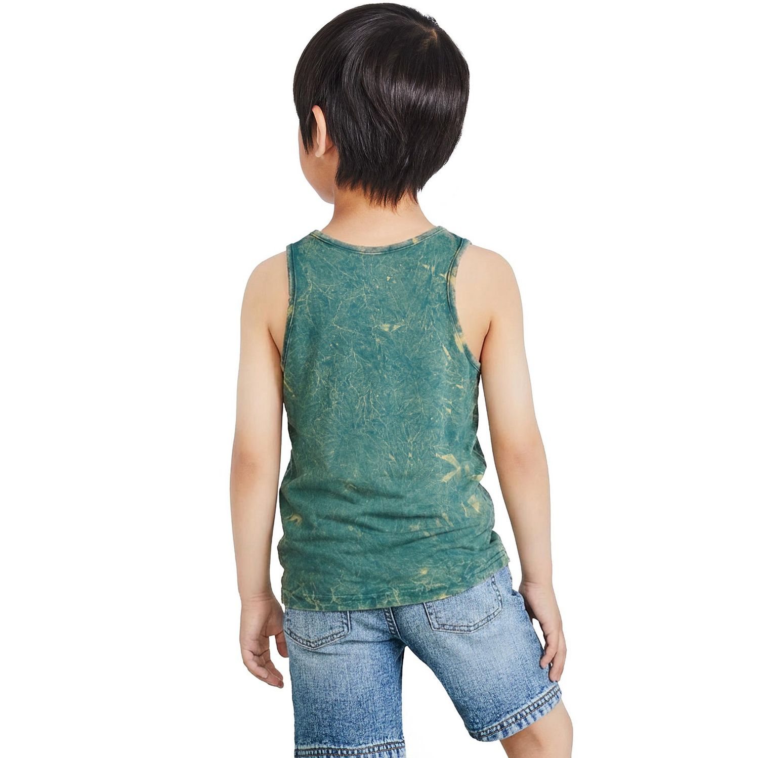George Boys' Marble Washed Graphic Tank Top