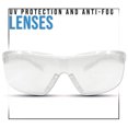 thumbnail image 2 of Going One Sports Safety Glasses - Eye Protection Goggles for Racquet Sports, Pickleball, Racquetball, Squash, Basketball, Soccer; Polycarbonate Lenses and Carrying Pouch, for Men and Women, 2 of 8