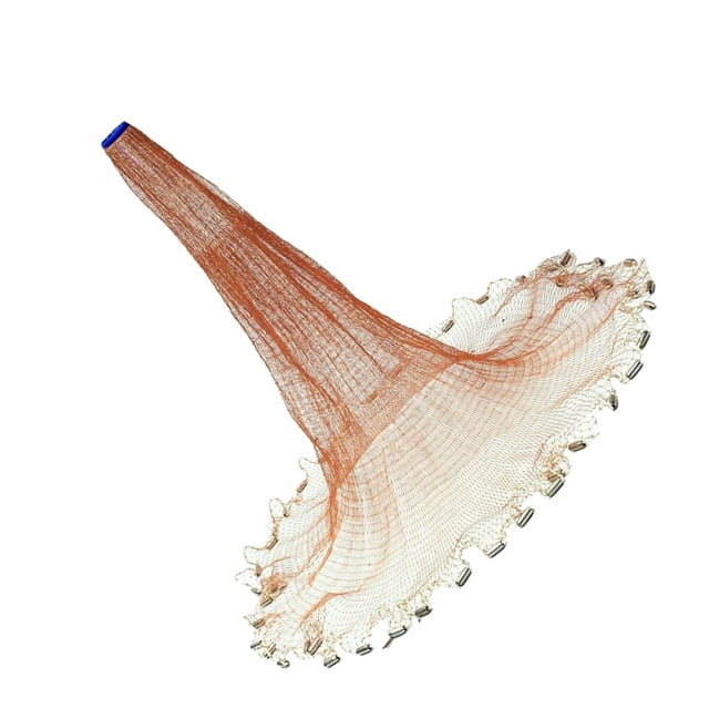 Appât de Filet de Lancer de Pêche Facile à Lancer à la Main, Maille de Piège de Lancer Robuste B 4,2 m Sans Anneau