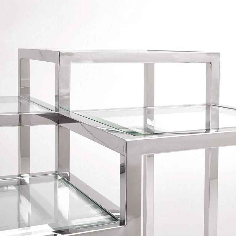 End Table Silver Base
