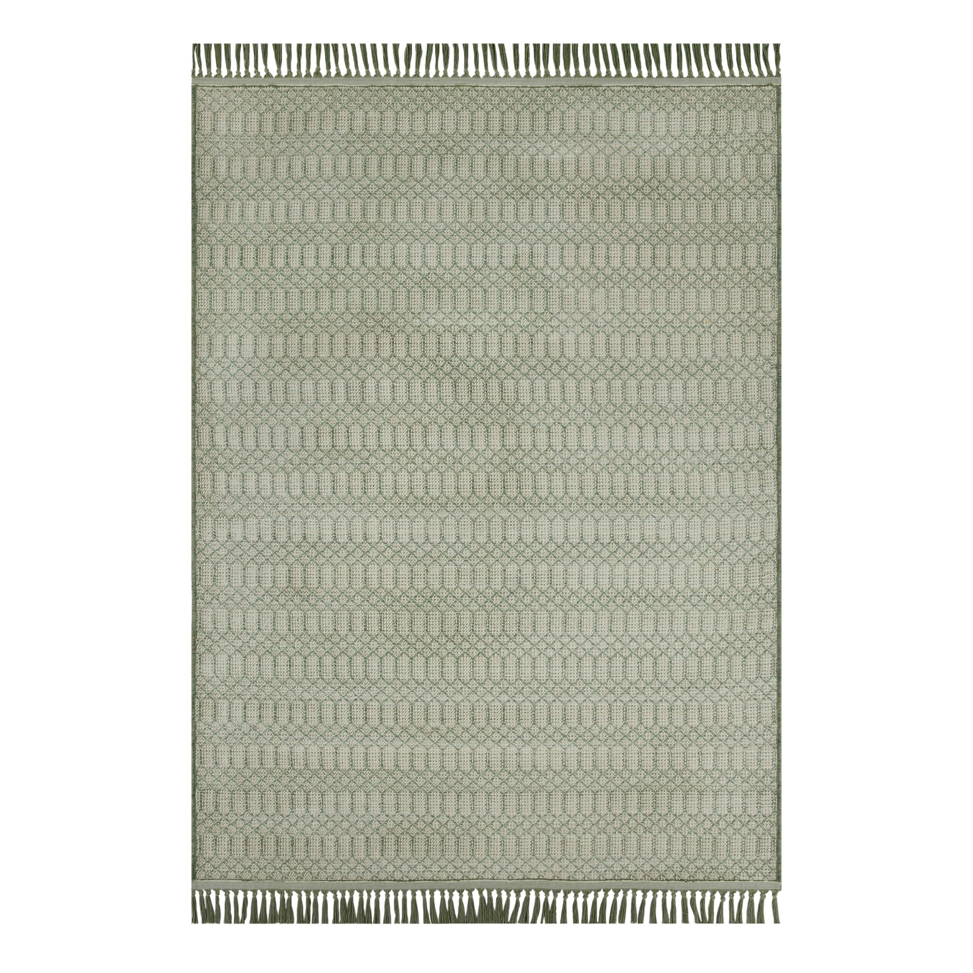 Tapis extérieur à glands verts 213 cm x 305 cm Better Homes & Gardens