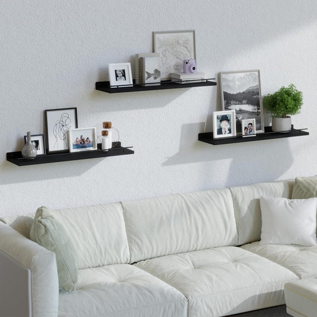 Wall Shelf Suitable For Bathroom Kitchen Living Room Storage Rack Floating Partition Wall Hanging Suspension Rack