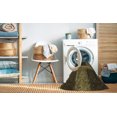 thumbnail image 2 of Ahgly Tapis Rectangulaire Lavable en Machine Intérieur Transitionnel Marron Chocolat, 7 Pieds x 10 Pieds, 2 of 7