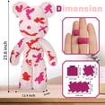thumbnail image 2 of 8000 PCS Bear Building Blocks Set - Mini Block Display Model for Kids & Adults, Pink, Creative Construction Kit, 2 of 6