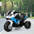 thumbnail image 4 of Gymax Kids Ride On Motorcycle BMW Licensed 6V Electric 3 Wheels Bicycle w/ Music&Light, 4 of 10