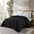 thumbnail image 2 of Swift Home High-Filled Down Alternative Comforter, Ultra Soft All Season Hypoallergenic Bedding, Twin, Black, 2 of 8