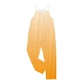 thumbnail image 4 of MIASHUI Combinaison pour Filles à Col en V Sans Manches, Décontractée, Pantalon Long, Jaune, 7-8 Ans, 4 of 5