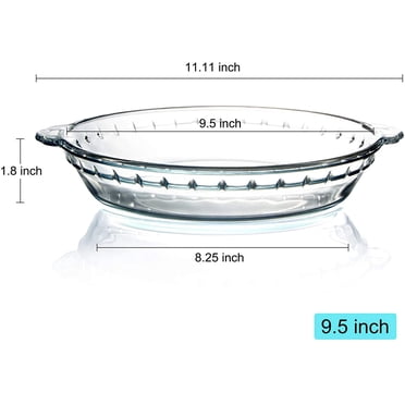 6.5 in Small Pie Plate for baking Mini Pie Pan for All Kinds of Pie Glass Pie Pan Glass Pie Dish Small Pie Dish for Baking