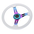 thumbnail image 1 of Steering Wheel, 14in 6-Hole Automotive Steering Wheels Racing Steering Wheel Colorful Spoke ABS Universal  for Ost Vehicles and Racing Car, 1 of 7