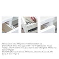 thumbnail image 4 of tredstone 4 Pieces Cabinet Lock Living Room Kitchen Childproof Sliding Drawer Locks 1Set, 4 of 6