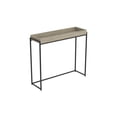 thumbnail image 2 of Safdie & Co. Console Table 35L Dark Taupe Sunken Tray, 2 of 4