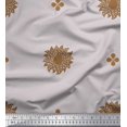 thumbnail image 1 of Soimoi Rayon Fabric Flower Artistic Decor Fabric Printed Yard 42 Inch Wide, 1 of 3