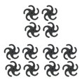 thumbnail image 1 of ZheElen Premium Archery Bow String Stabilizer Vibration Absorber Dampeners Enhanced Performance Black 3Set, 1 of 6