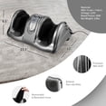thumbnail image 3 of Gymax Appareil de Massage Shiatsu pour les Pieds à Roulettes avec Télécommande Gris, 3 of 9