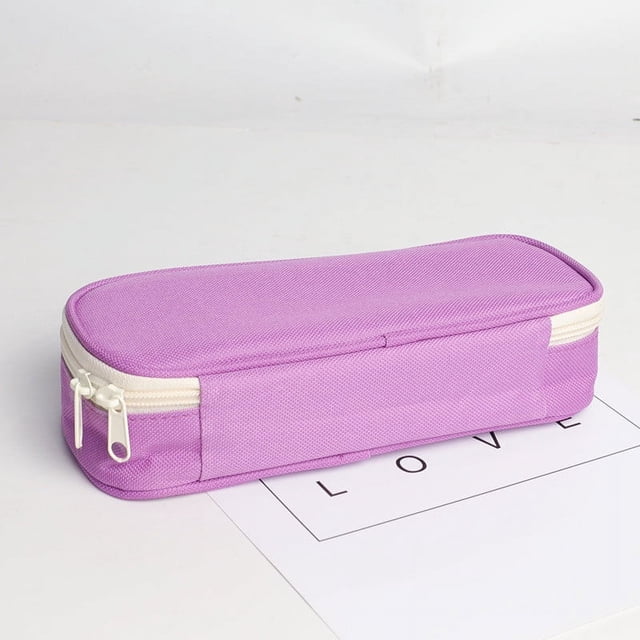 Meitianfacai 2pc Pencil Case Cloth Pencil Case Large Capacity Student Pencil Case