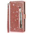 thumbnail image 4 of Case for FOXDOCK Samsung Galaxy S23 Plus Glitter Zipper Wallet Case with Short Hand Strap, 4 of 4