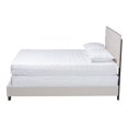 thumbnail image 2 of Bowery Hill Full Size Beige Fabric Upholstered Bed, 2 of 10