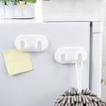 thumbnail image 2 of 2 Pcs Key Holder Wall Mount Adhesive Hooks, Decorative Sticky Key Hanger Rack No Damage, Stick on Hooks for Hanging Towel Hat Coat, 2 of 5