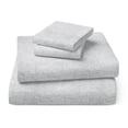 thumbnail image 2 of Mainstays Kids 220TC Cotton Chambray Gray Double, 4 Piece Sheet Set, 2 of 8