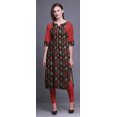 thumbnail image 2 of Bimba Robe Tunique Droite en Coton Imprimé pour Femmes Vêtements Indiens Imprimés-TG, 2 of 6