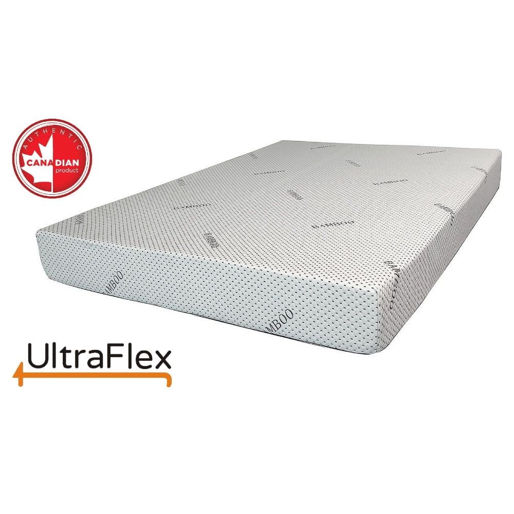 Ultraflex LEISURE- Orthopedic, CertiPUR-US Certified Smart Gel Memory Foam, Eco-friendly Mattress (Made in Canada) -Queen Size
