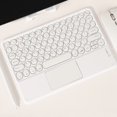 thumbnail image 1 of HLONK Clavier Bluetooth Design à Cap Rond Clavier Sans Fil Portable avec Pavé Tactile pour Tablette PC Android / Accessoires Électroniques en Solde pour Votre Vie Heureuse (Rose), 1 of 5