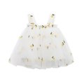 thumbnail image 1 of Birdeem Robe d'Été Adorable pour Bébé Filles Robe Douce Sans Manches à Bretelles Imprimé Fleurs Dentelle Robe d'Été, 1 of 9