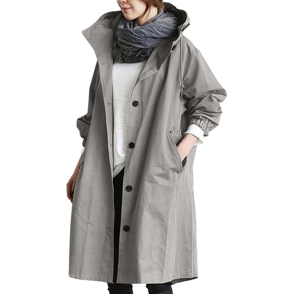 2025 Hauts de Randonnée à Capuche Amples et Confortables Manteau Femme Vêtements d'Extérieur Vestes Épaisses Élégantes pour Femmes Coupe-Vent Sauvage Hiver Manteau Imperméable Pliable pour Femme