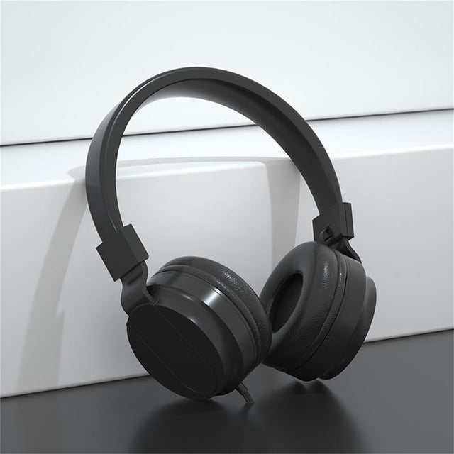 Noise-Cancelling Heavy Headset Gaming Wired Universal Headset Foldable