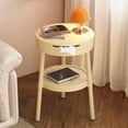 thumbnail image 1 of Multifunctional Side Table with Drawer Storage | Modern Bedside Table & Study Desk for Living Room Bedroom Office | White Pink Beige Green Plastic, 1 of 6