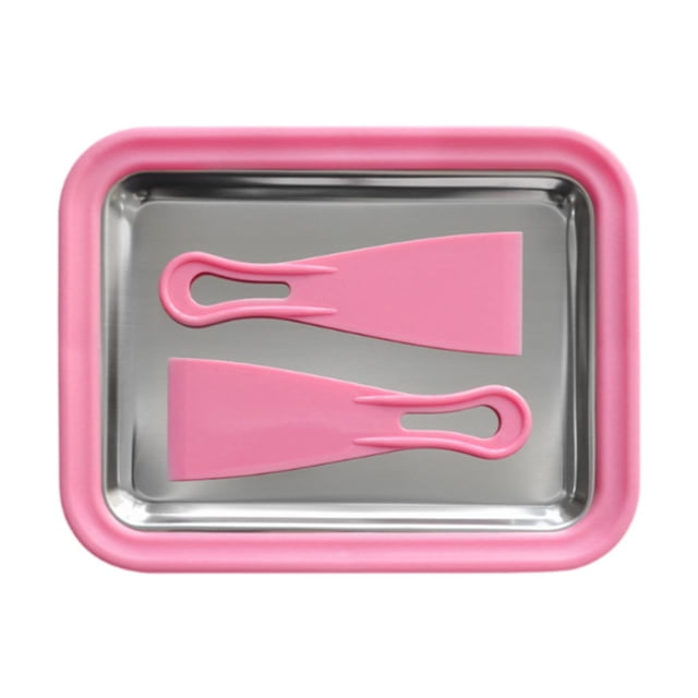 Luzkey Ice Cream Maker Summer Yogurt Maker Machine for Homemade Rolled Cream Gelato Pink