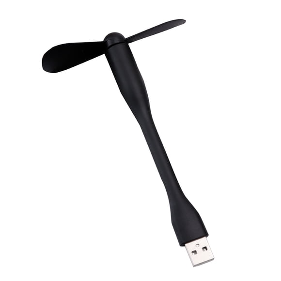 Mini USB Fan with Flexible Neck Portable Cooling Fan for Home/Office Pocket-size Silent Fan Powered
