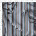 thumbnail image 5 of Soimoi Blue Modal Satin Fabric Vertical Stripe Print Fabric by Yard 42 Inch Wide, 5 of 5