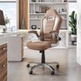 thumbnail image 2 of Techni Mobili Sport Race Executive Office Chair in Camel, 2 of 13