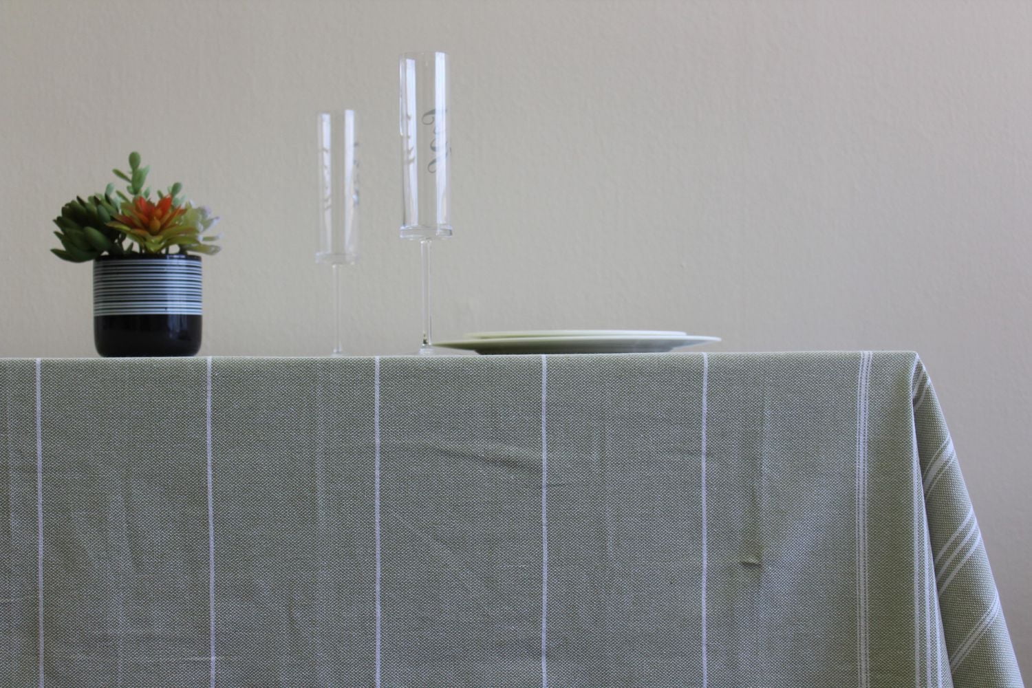 Fabstyles Fouta 100% Cotton Stripe Table Cloth