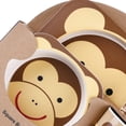 thumbnail image 4 of Walson Kids Tableware Set 5Pcs Baby Bamboo Fiber Cartoon Bowl Animal Dinnerware Set Toddler Cup Spoon Fork, 4 of 4