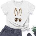 thumbnail image 4 of Weiqiqre Spring Tops for Women 2025 Happy Easter T Shirt Easter Bunny Shirt Cute Rabbit Graphic Tee Gift Spring Tees Tops, 4 of 4