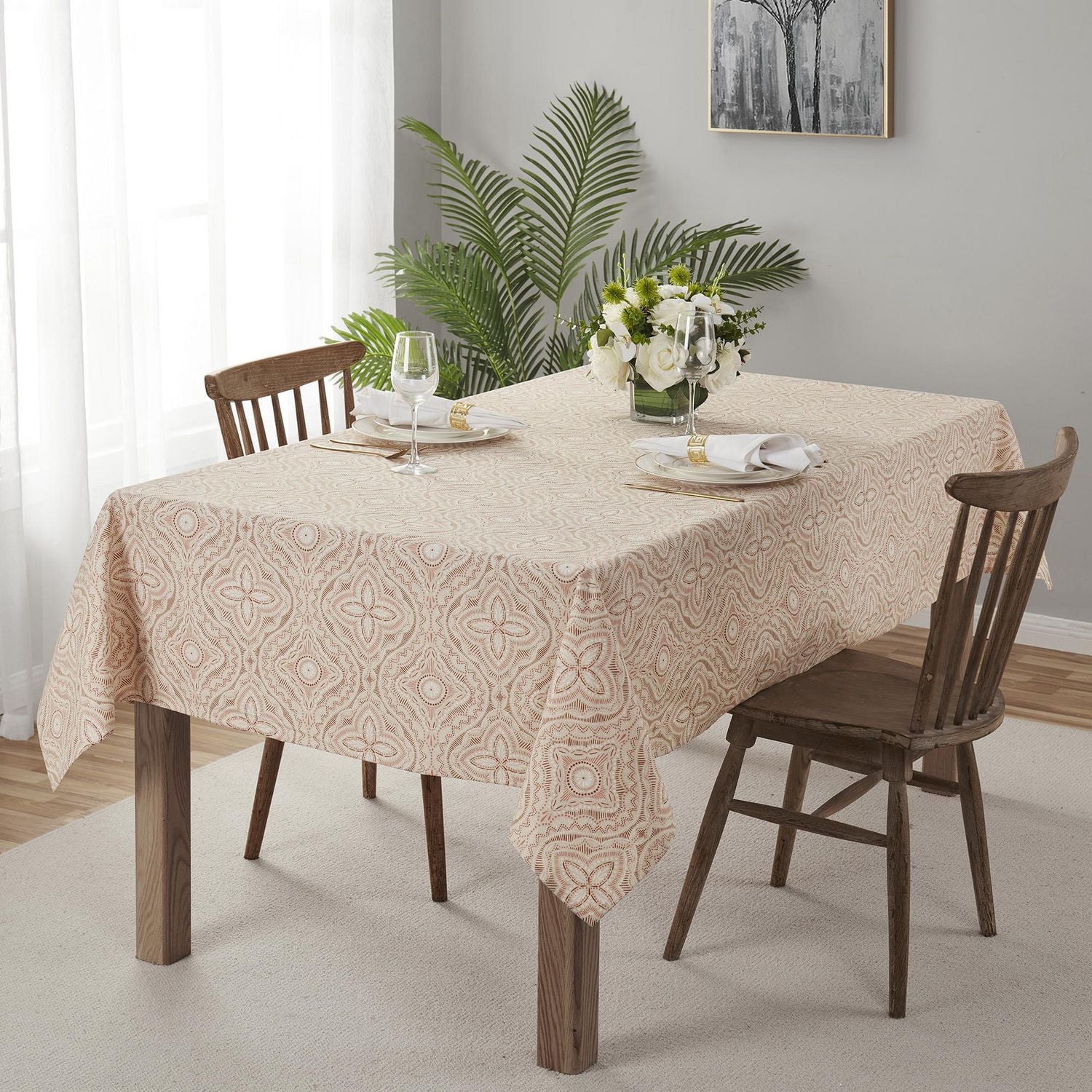 Mainstays Fabric Tablecloth