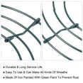 thumbnail image 4 of Unique Bargains 10' Metal Wire Wreath Frame Christmas Holiday Form Hanger, Green 2 Pack, 4 of 5