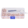 thumbnail image 4 of 100 Sets Rond Moine Tête Rivets Laiton Vis Goujons Cuir Vêtement Artisanat Bouton Or 3 Outils, 4 of 14