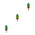thumbnail image 3 of QualitChoice 1/2/3/5 Fish Lure Artificial Bait 8cm Workmanship Compact Size No Burrs Exquisite Rotating Lures Fishing Tackle Green-red 3PCS, 3 of 6