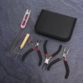thumbnail image 2 of ANGGREK 8pcs Jewelry Tools DIY Jewelry Making Scissors Cutter Tweezers Beading Tool Kit,DIY Jewelry Making, 2 of 8