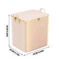 thumbnail image 3 of TIMIFISClothes Storage Box For Home Moving Large-capacity Wardrobe Clothing Storage Box Bag-proof Storage Basket Box, 3 of 9